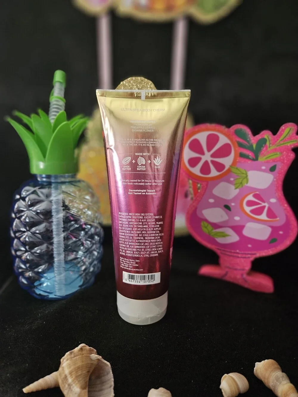 NWT Bath & Body Works Bahamas Bodycare Duo - Pink, Gold